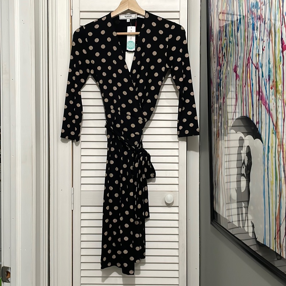 Sade New York Martey Knit Wrap Dress